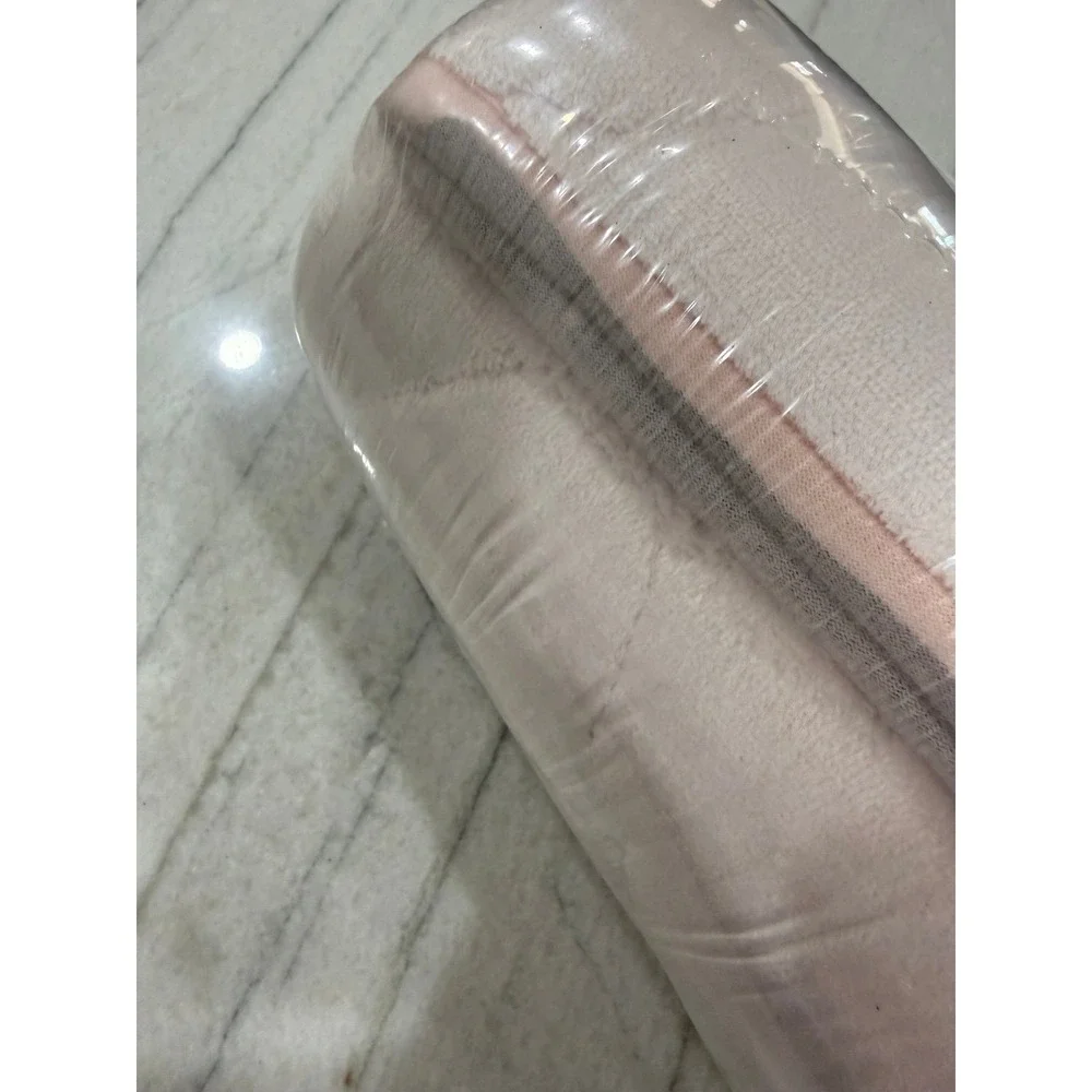 Memory Foam Bath Mat Rug 47x17 Pink.